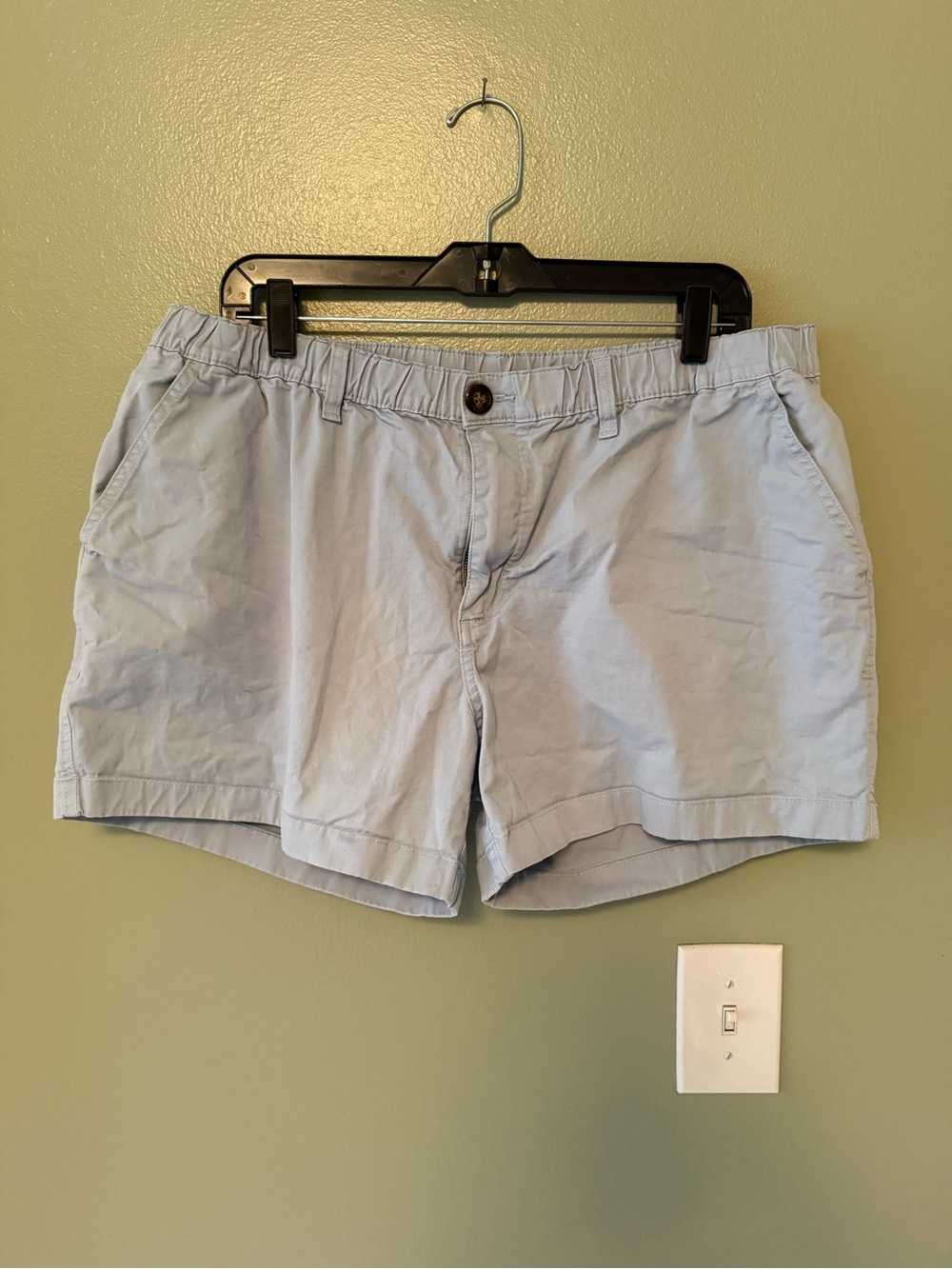 Chubbies Men's Light Blue Cotton Casual Shorts